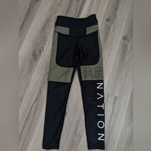 P.E Nation‎ Roll Out Leggings in Olive Green XS